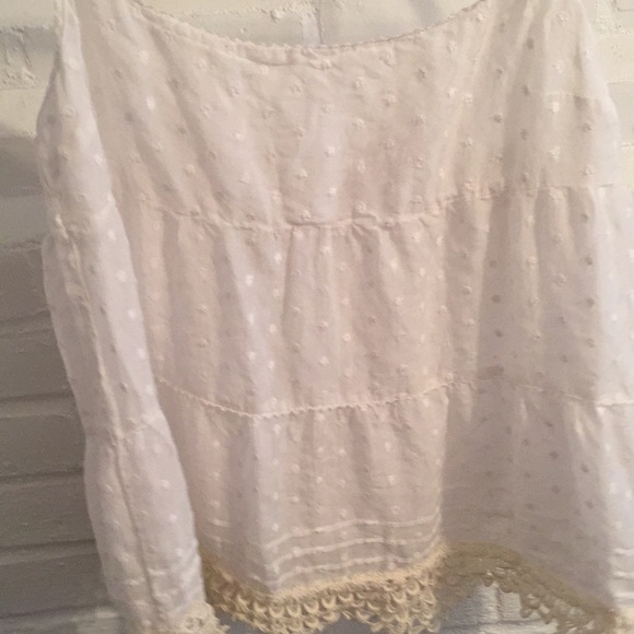 Juicy Couture Tops - Juicy Couture White lace Tank top
